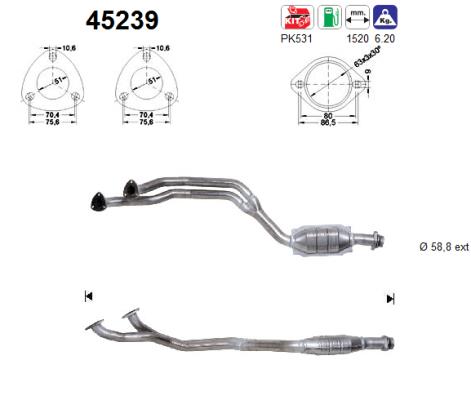 AS 45239 Catalizzatore