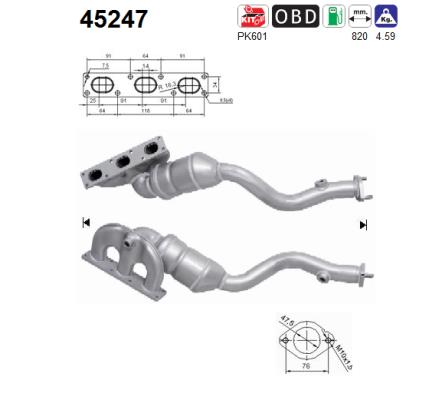 AS 45247 Catalizzatore