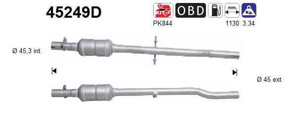 AS 45249D Catalizzatore