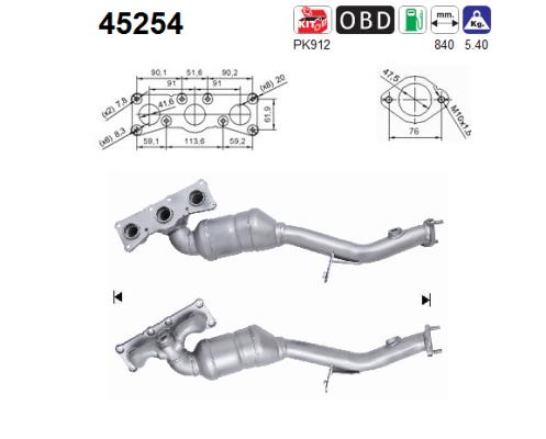AS 45254 Catalizzatore