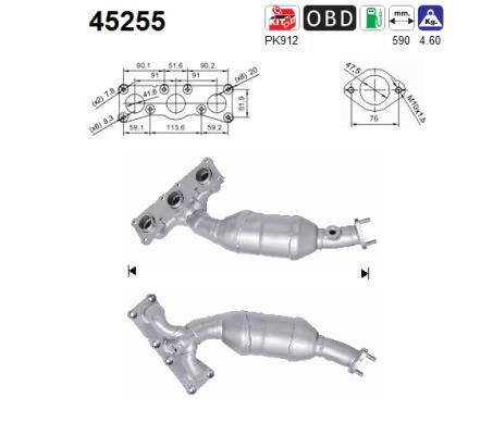 AS 45255 Catalizzatore