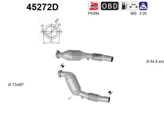 AS 45272D Catalizzatore