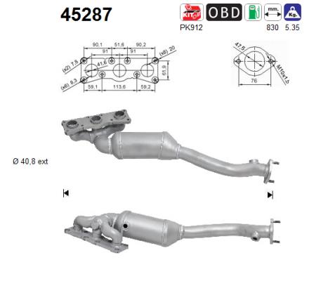 AS 45287 Catalizzatore