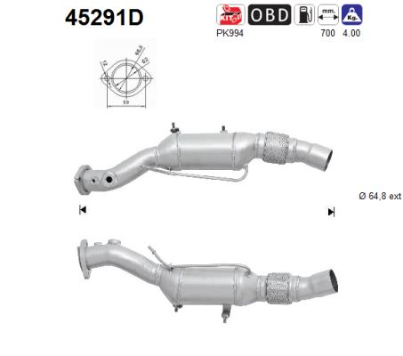 AS 45291D Catalizzatore
