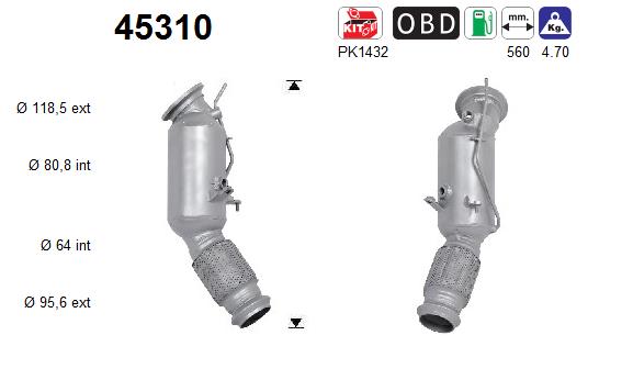 AS 45310 Catalizzatore