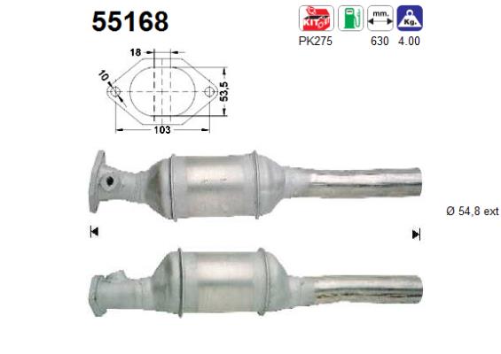 AS 55168 Catalizzatore