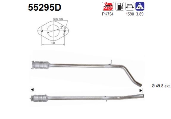 AS 55295D Catalizzatore