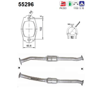 AS 55296 Catalizzatore