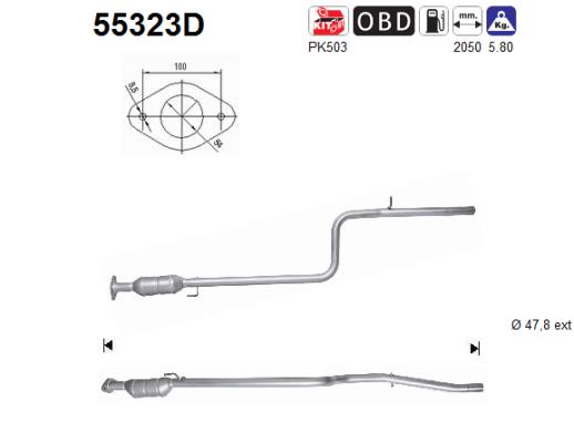 AS 55323D Catalizzatore