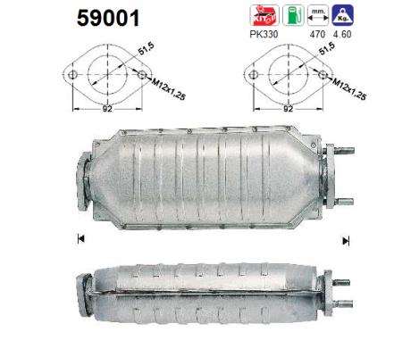 AS 59001 Catalizzatore