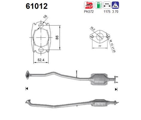 AS 61012 Catalizzatore
