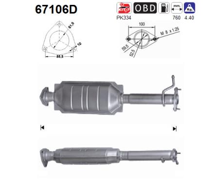 AS 67106D Catalizzatore