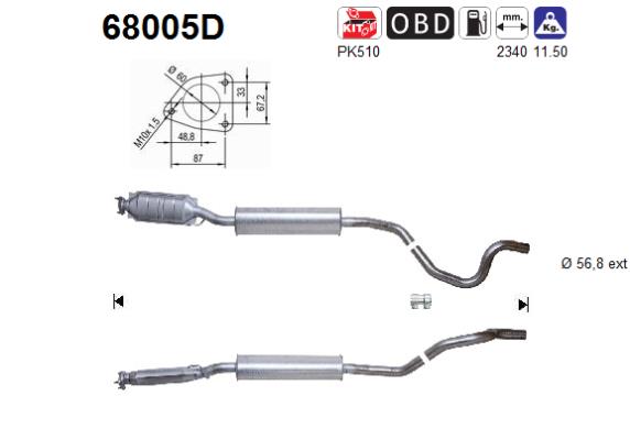 AS 68005D Catalizzatore