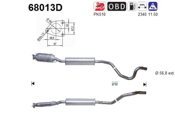 AS 68013D Catalizzatore