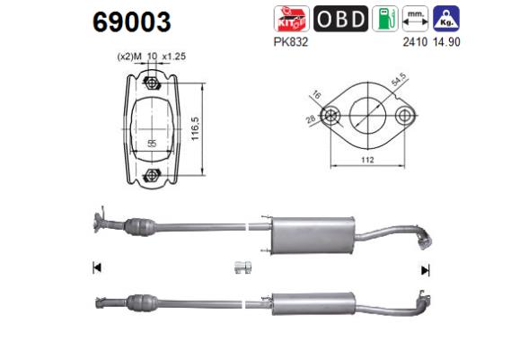 AS 69003 Catalizzatore
