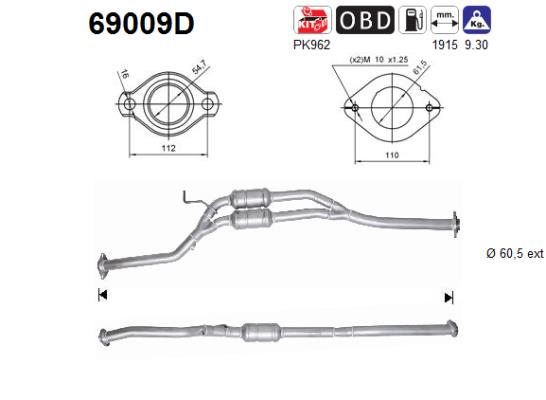 AS 69009D Catalizzatore