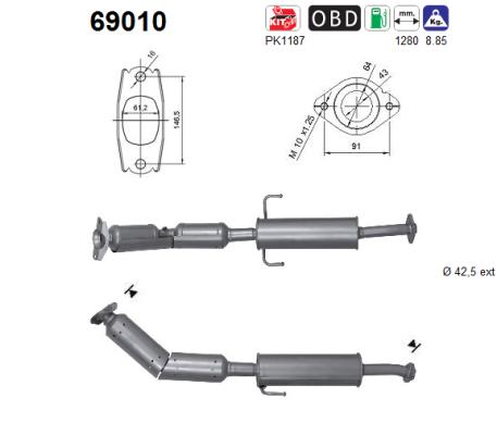 AS 69010 Catalizzatore