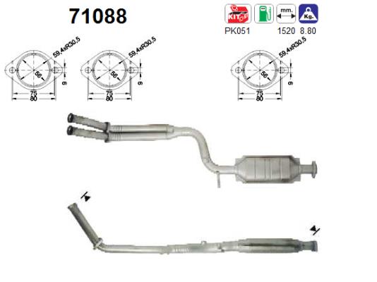 AS 71088 Catalizzatore