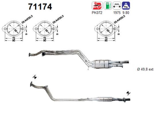 AS 71174 Catalizzatore