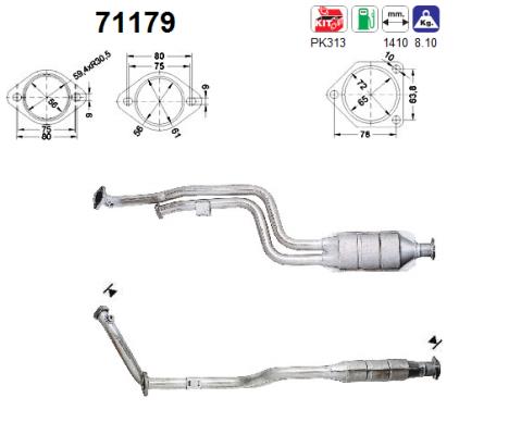 AS 71179 Catalizzatore