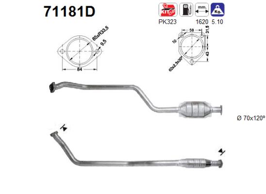 AS 71181D Catalizzatore