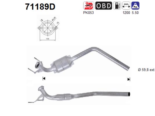 AS 71189D Catalizzatore