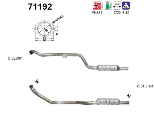 AS 71192 Catalizzatore