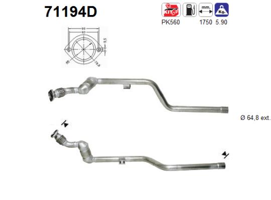 AS 71194D Catalizzatore