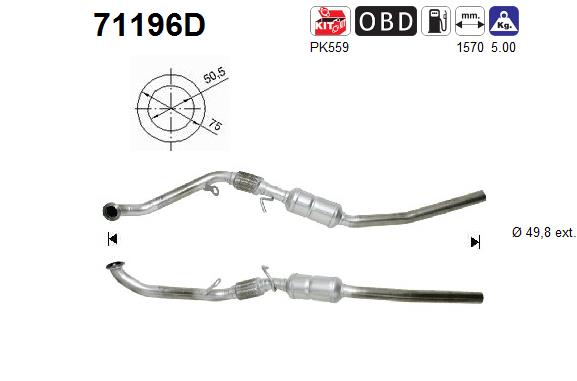 AS 71196D Catalizzatore