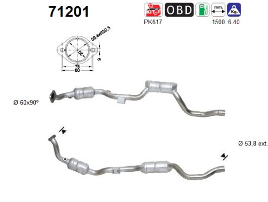 AS 71201 Catalizzatore