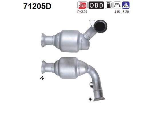 AS 71205D Catalizzatore