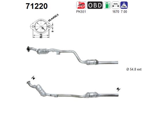 AS 71220 Catalizzatore
