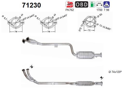 AS 71230 Catalizzatore