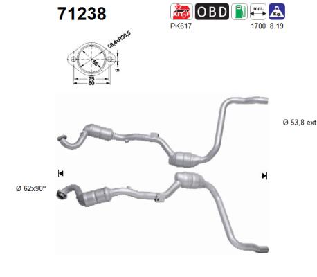 AS 71238 Catalizzatore