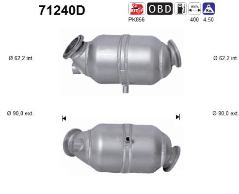 AS 71240D Catalizzatore