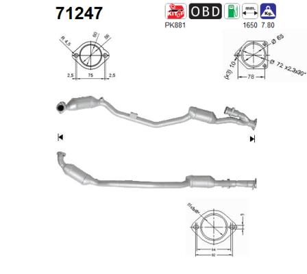 AS 71247 Catalizzatore