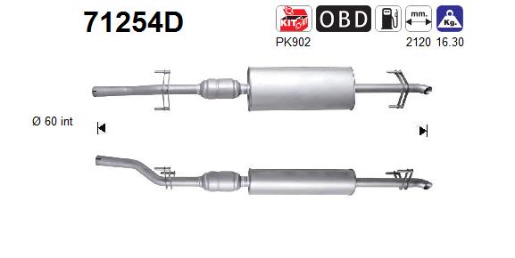 AS 71254D Catalizzatore