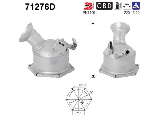 AS 71276D Catalizzatore
