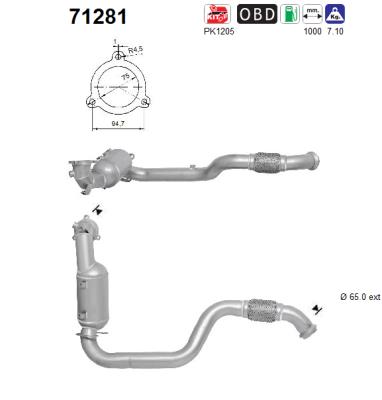 AS 71281 Catalizzatore