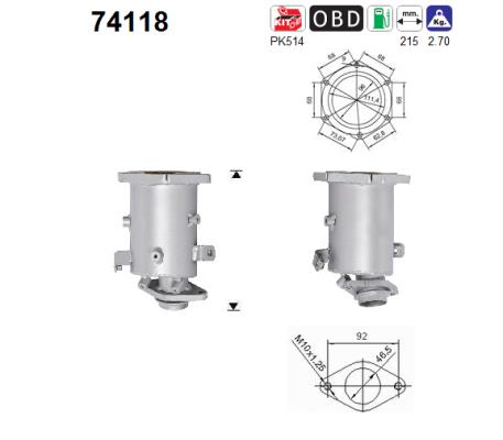 AS 74118 Catalizzatore