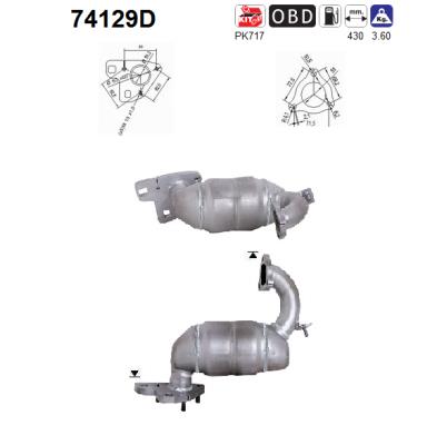 AS 74129D Catalizzatore