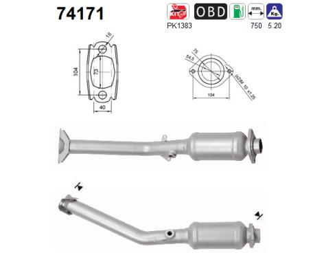 AS 74171 Catalizzatore