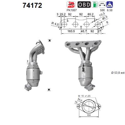 AS 74172 Catalizzatore