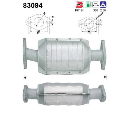 AS 83094 Catalizzatore