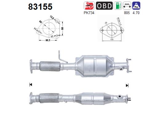 AS 83155 Catalizzatore