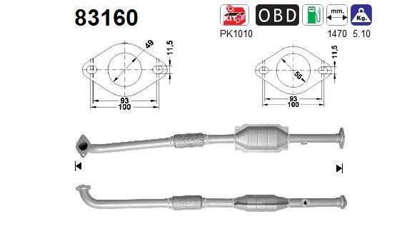 AS 83160 Catalizzatore