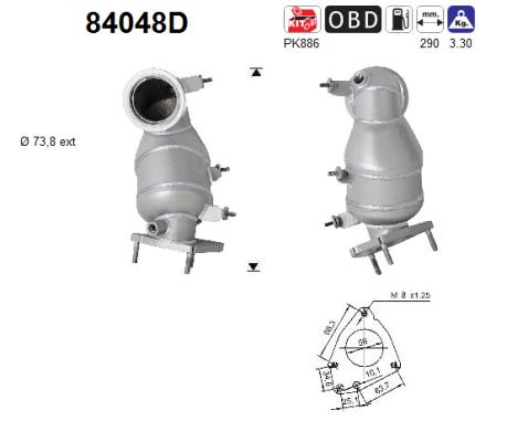 AS 84048D Catalizzatore