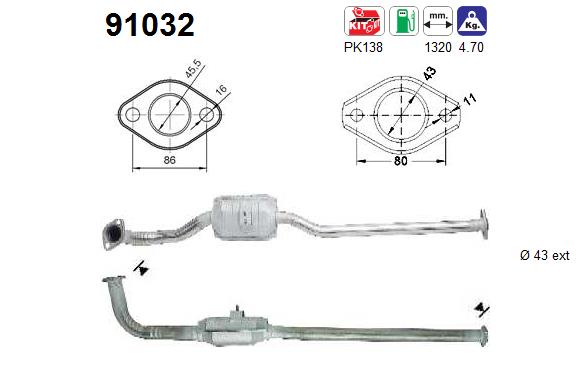 AS 91032 Catalizzatore