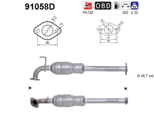 AS 91058D Catalizzatore