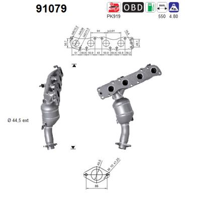 AS 91079 Catalizzatore